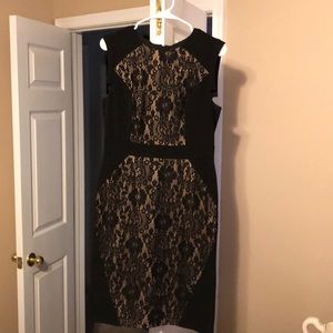Size 10 Adriana Papell black dress